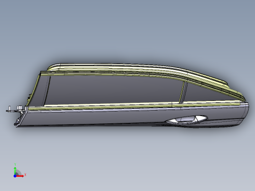 汽车车门及升降器总成设计 1760021前视缩略图