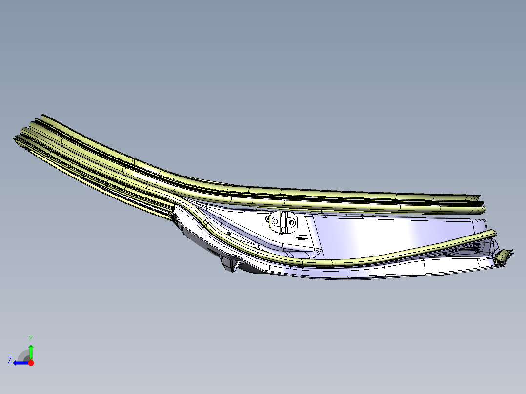 汽车车门及升降器总成设计 1760021右视图