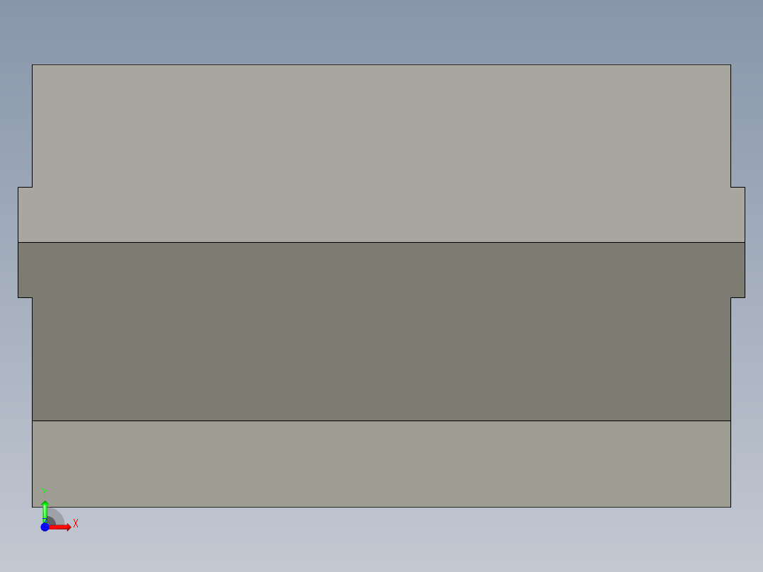 A0003004-谷仓 45英尺 x 90英尺前视图