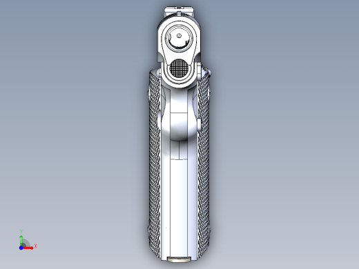 手枪左轮冲锋枪老式狙击步枪设计3D图纸colt-45-automatic-1911a1-redux SW stp igs前视缩略图