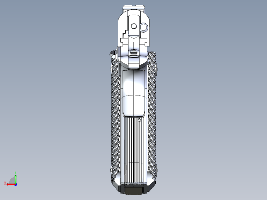 手枪左轮冲锋枪老式狙击步枪设计3D图纸colt-45-automatic-1911a1-redux SW stp igs后视缩略图