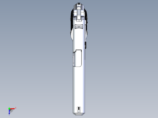 手枪左轮冲锋枪老式狙击步枪设计3D图纸colt-45-automatic-1911a1-redux SW stp igs俯视缩略图