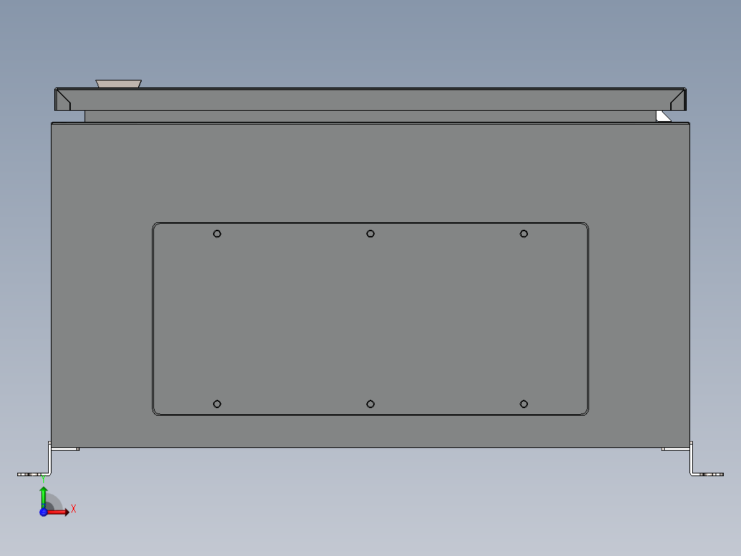 电箱500x700x280前视图