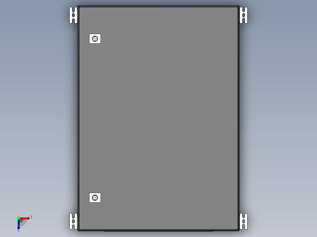 电箱500x700x280俯视图