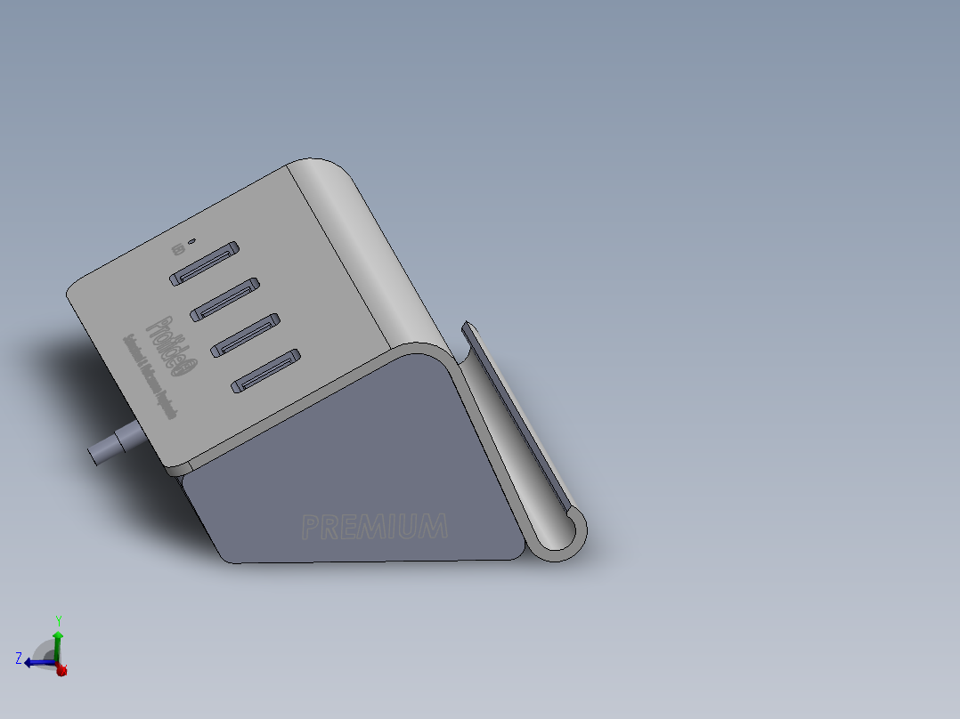 usb集线器3d设计14