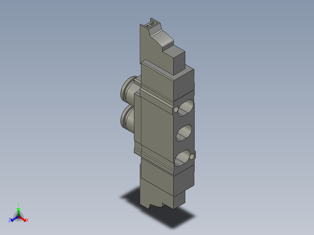 7V220J08B050电磁阀正等轴测图