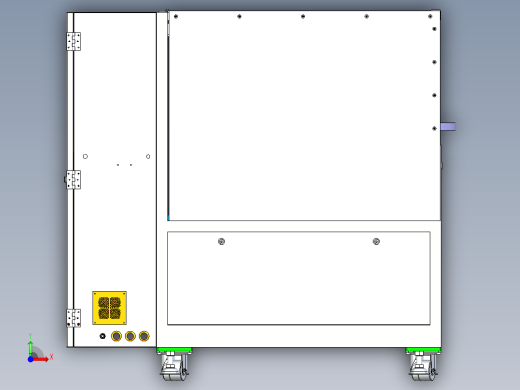 非标装配设备外框总成设计前视缩略图