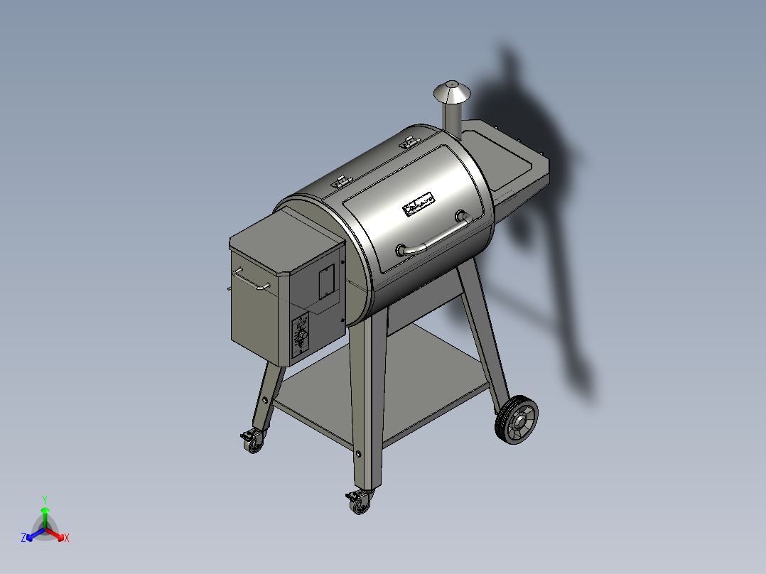 庭院别墅木炭烧烤架