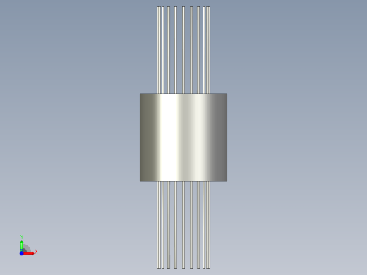 烧水壶盖自动检测设备设计-导电旋转环前视缩略图