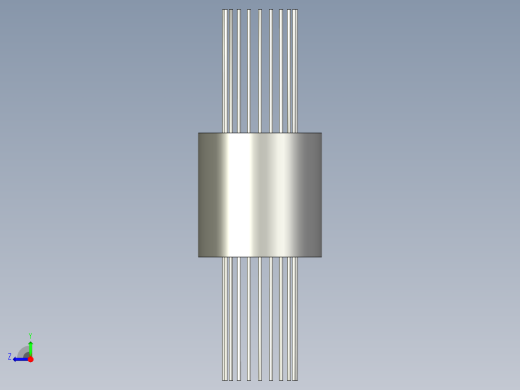 烧水壶盖自动检测设备设计-导电旋转环右视缩略图