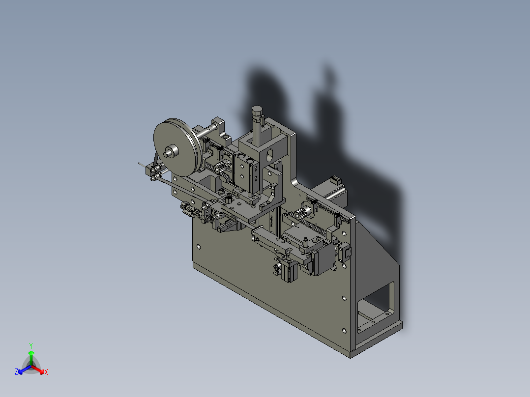 MA02804-03贴尾胶机构主视图