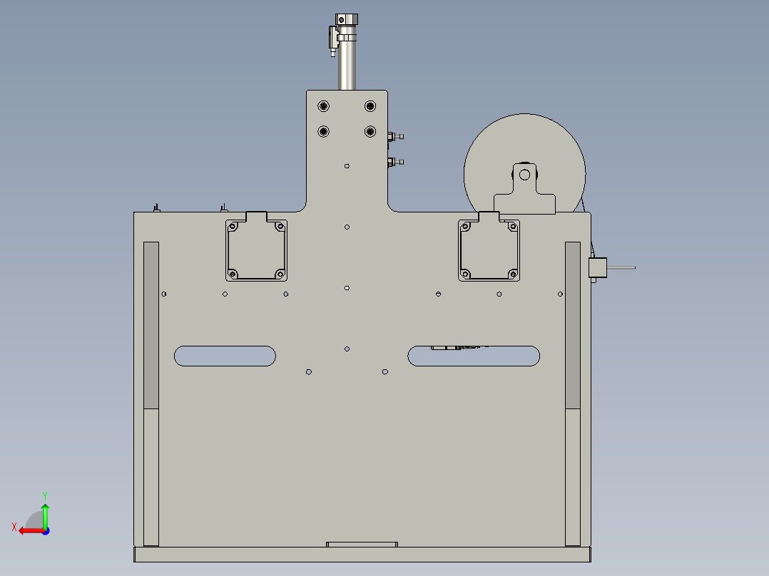 MA02804-03贴尾胶机构后视图