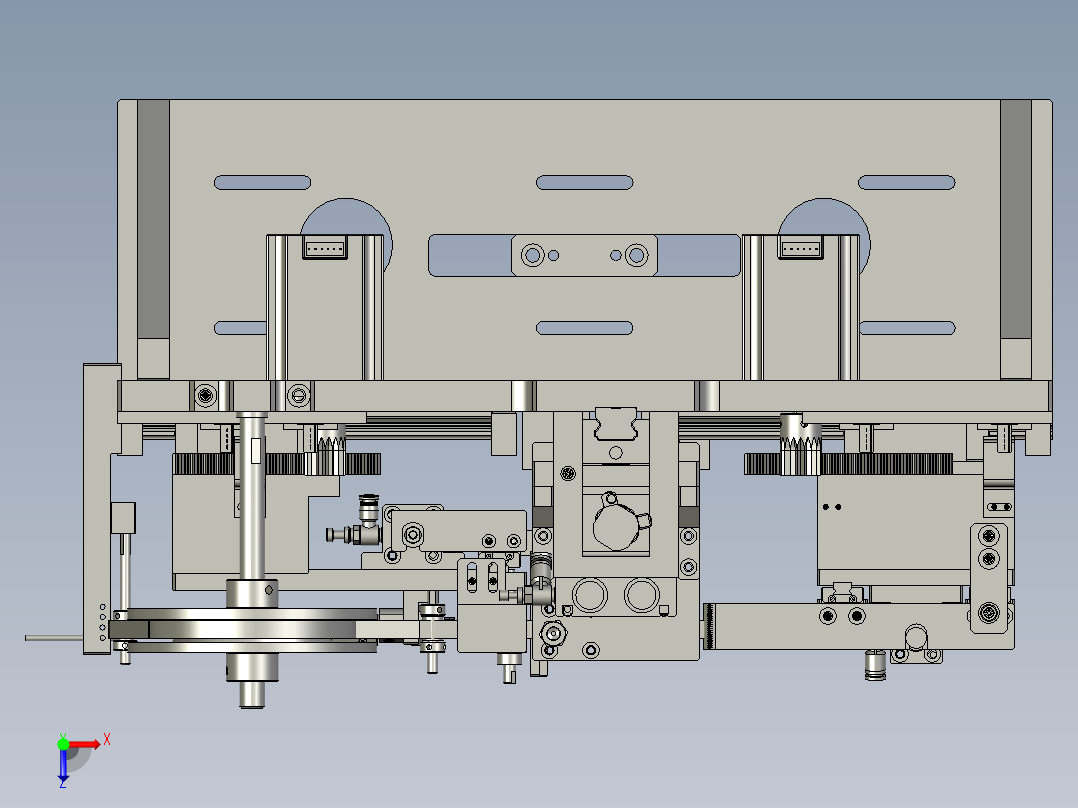 MA02804-03贴尾胶机构俯视图