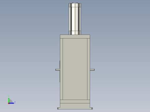 冲孔机装配体左视缩略图