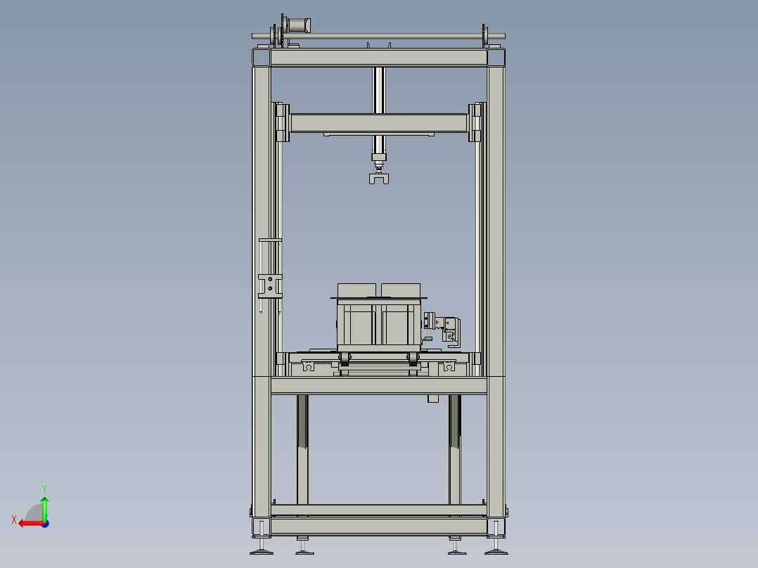 清洗--吹风--装置后视图