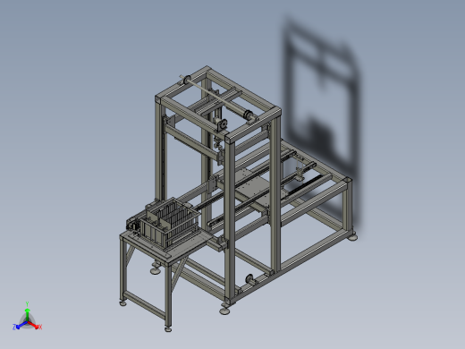 清洗--吹风--装置正等轴测缩略图