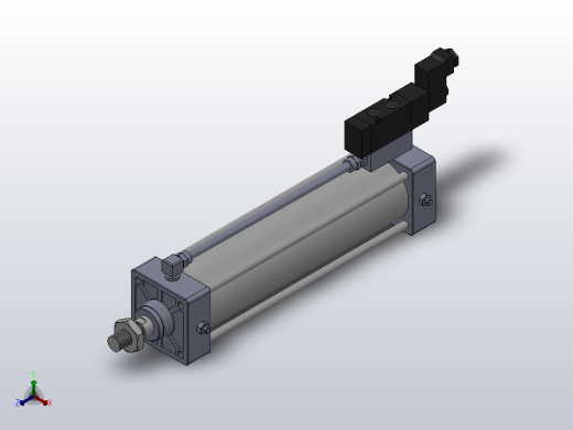 10A-5V系列无给油润滑气缸(通电时推式)[10A-5 SD 80 B 300 SD]