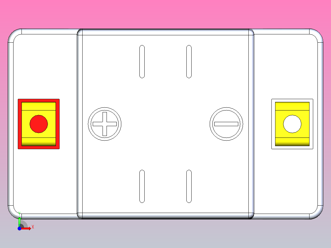 动力电池模型设计前视图