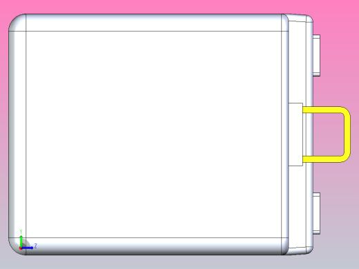 动力电池模型设计左视缩略图