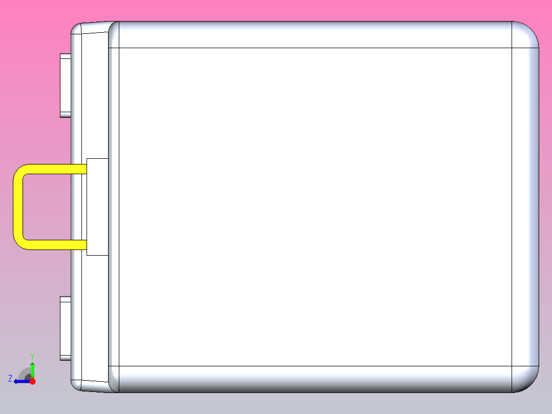 动力电池模型设计右视图