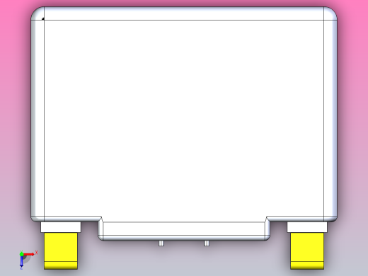 动力电池模型设计俯视缩略图