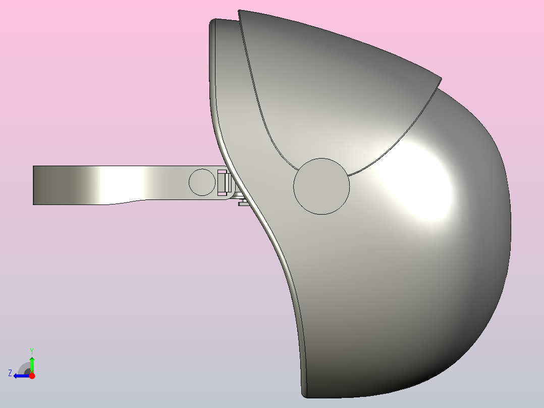 恒力张紧头盔右视图