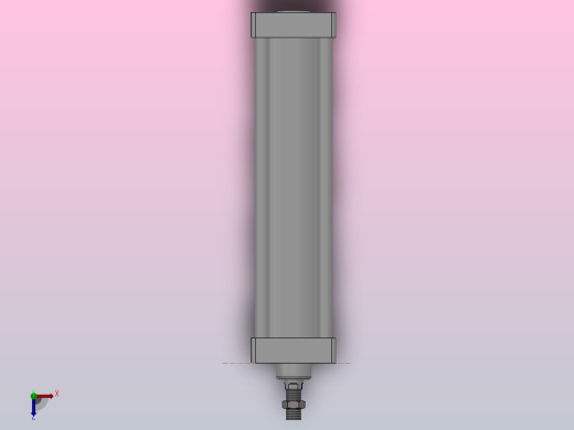 SU标准复动型气缸SU100×350-S--CS1U俯视缩略图