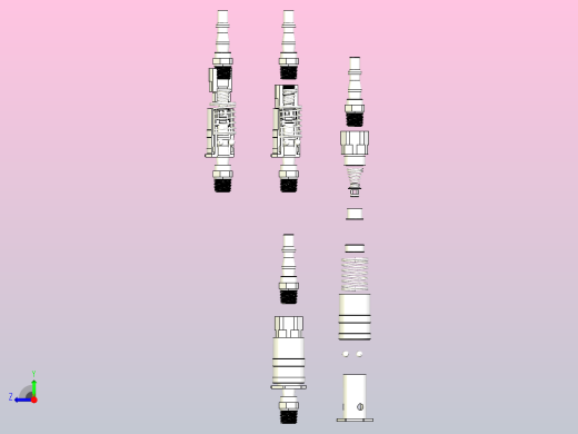 1-4 BSPT气动航空联轴器右视缩略图