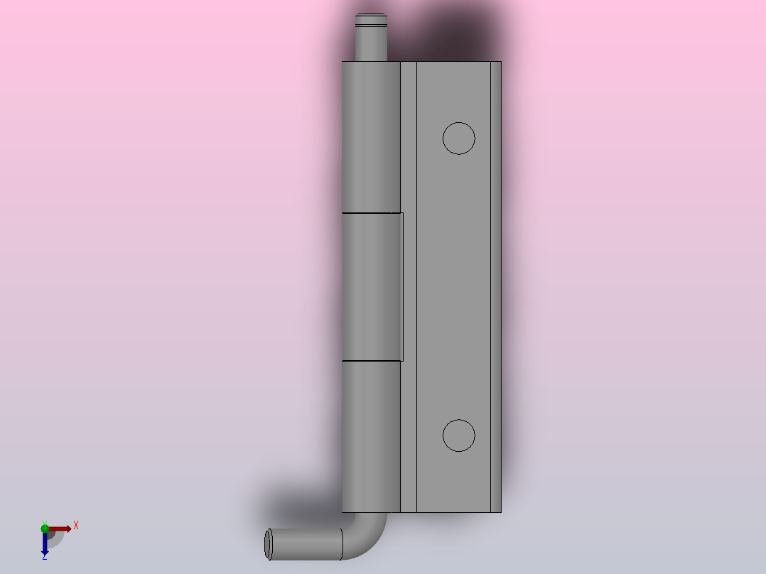 CL125铰链[CL125]俯视图