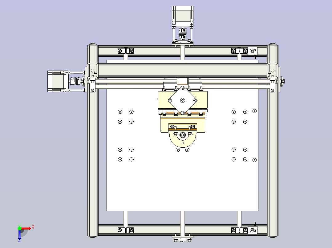 solidworks 3D打印机俯视图