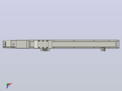 GTH4-L#-300-BC-M05-C3 GTH4内嵌式螺杆滑台 电机直连 TOYO模组滑台电缸俯视缩略图
