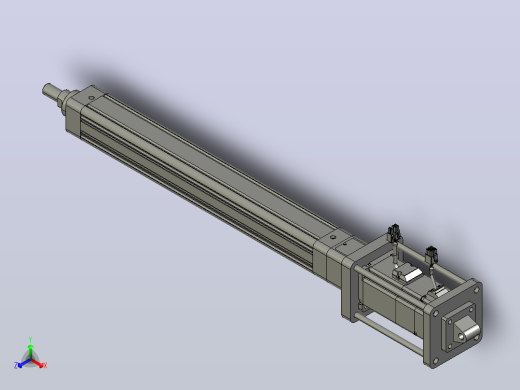 轻载电动缸TPA-ESR50-1610C-L400-M-CA-W-P75-C3