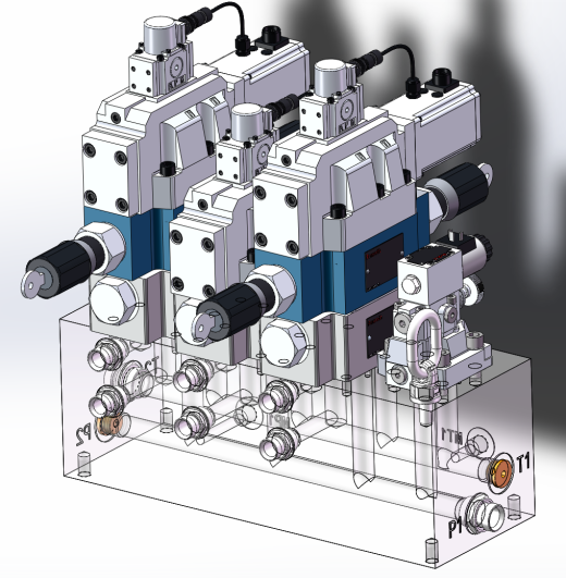 竖井掘进伞形钻机钻具推进液压系统设计（CAD+说明书）缩略图