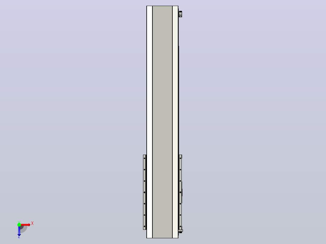 直驱直线电机轴TPA-LNP-140D-P13-L600-C-1-3-C-10-N3(磁栅尺)俯视图