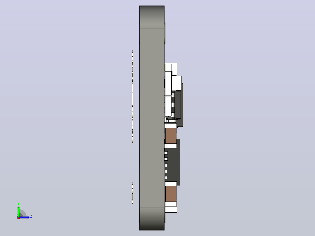 GY912使用ICM20948和BMP388加速度计、陀螺仪、磁力计、压力和温度左视图