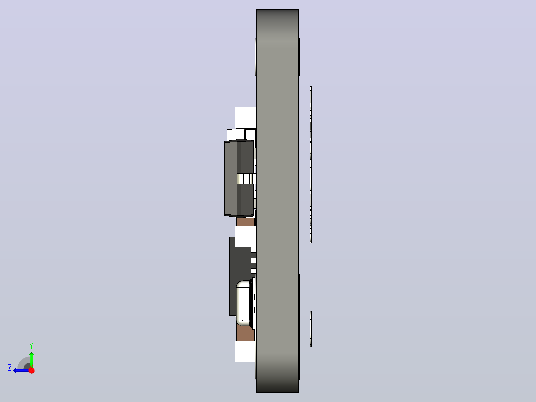 GY912使用ICM20948和BMP388加速度计、陀螺仪、磁力计、压力和温度右视图