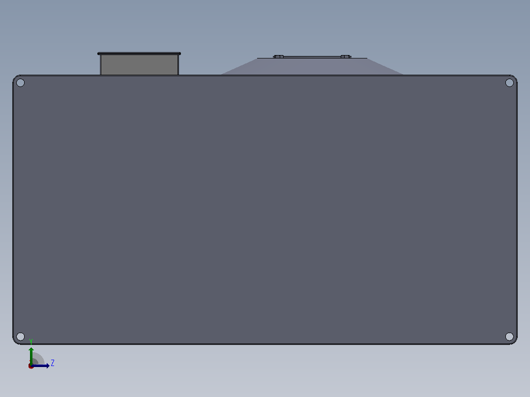 EKR600×300D1 EKR600×300F1方形管道风机[EKR600×300F1]左视图