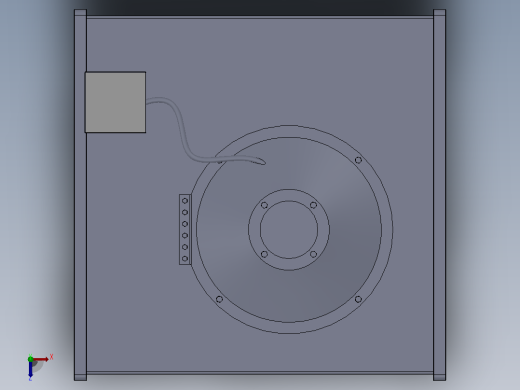 EKR600×300D1 EKR600×300F1方形管道风机[EKR600×300F1]俯视缩略图