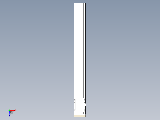 滚珠丝杠直线轴带导轨全封闭TPA-HCR-202D-2510C-L1600-MP-C-P75-N3俯视缩略图