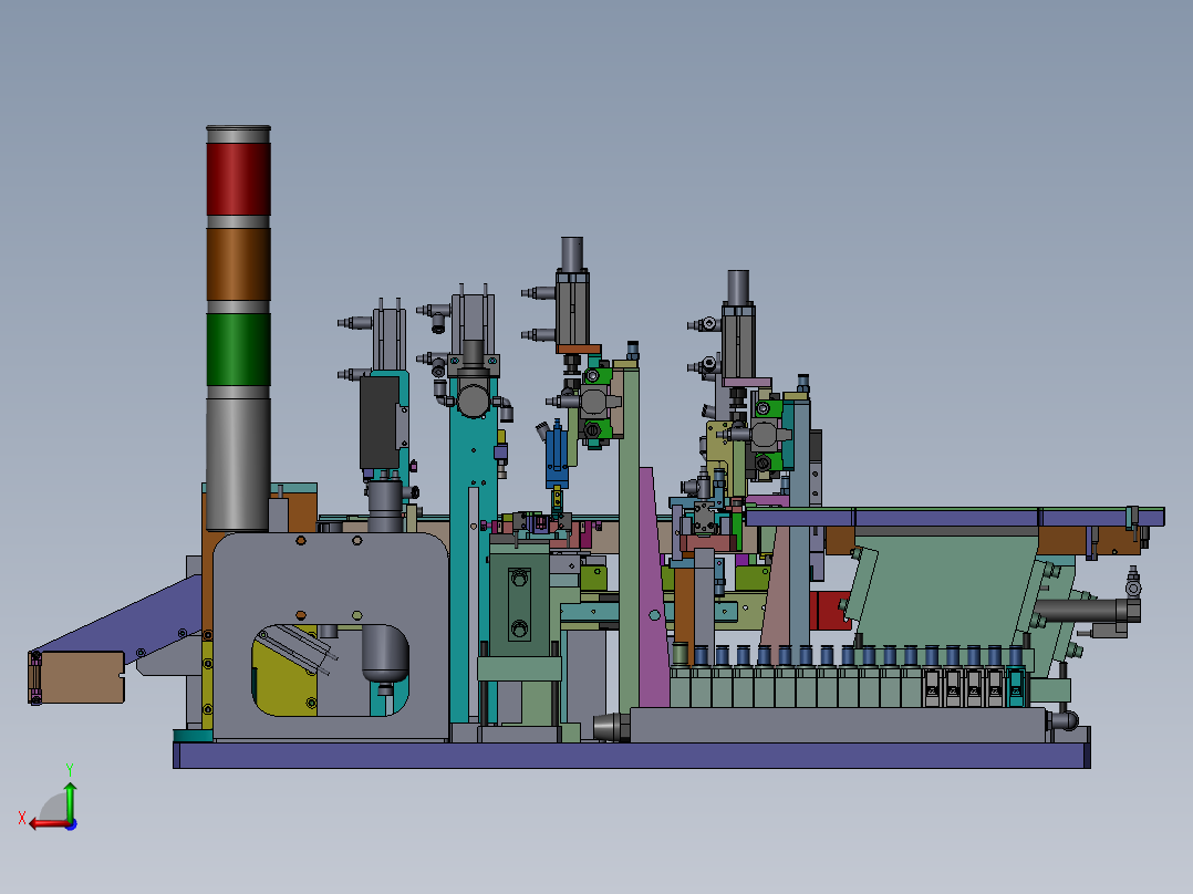 6台面自动机后视图