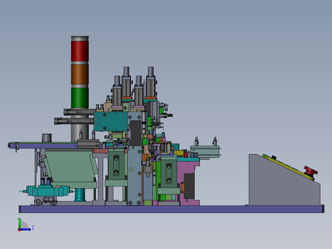 6台面自动机左视图