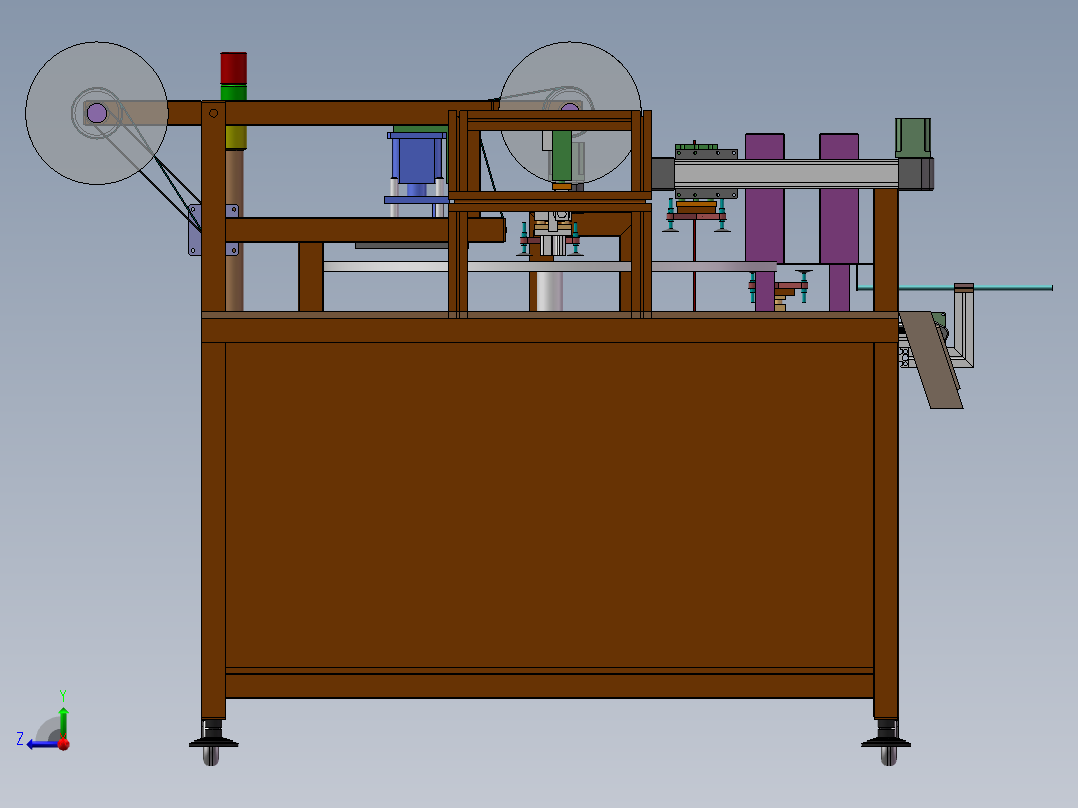 投料台方案右视图