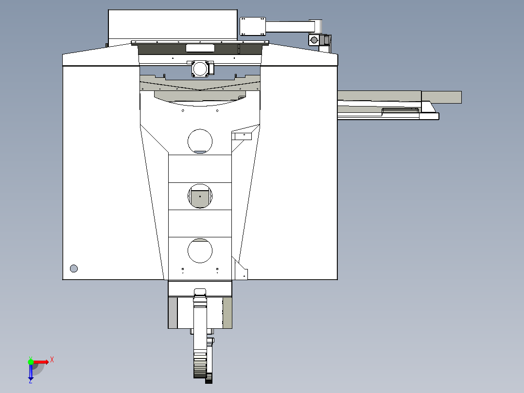 全自动轨头装配设备俯视图