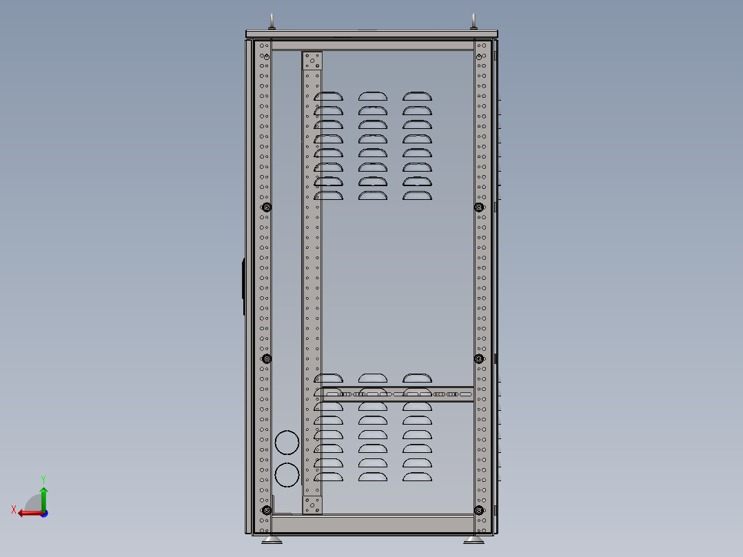 变压器机柜（详细特征）后视图
