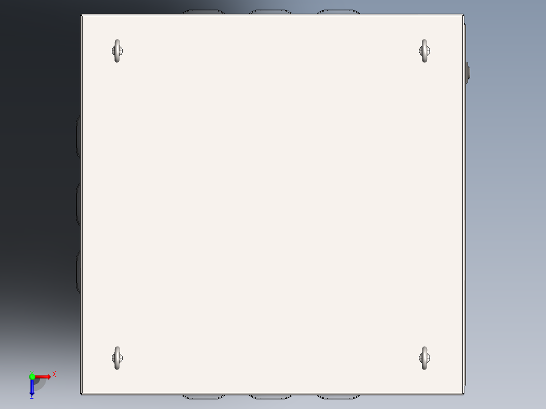 变压器机柜（详细特征）俯视图