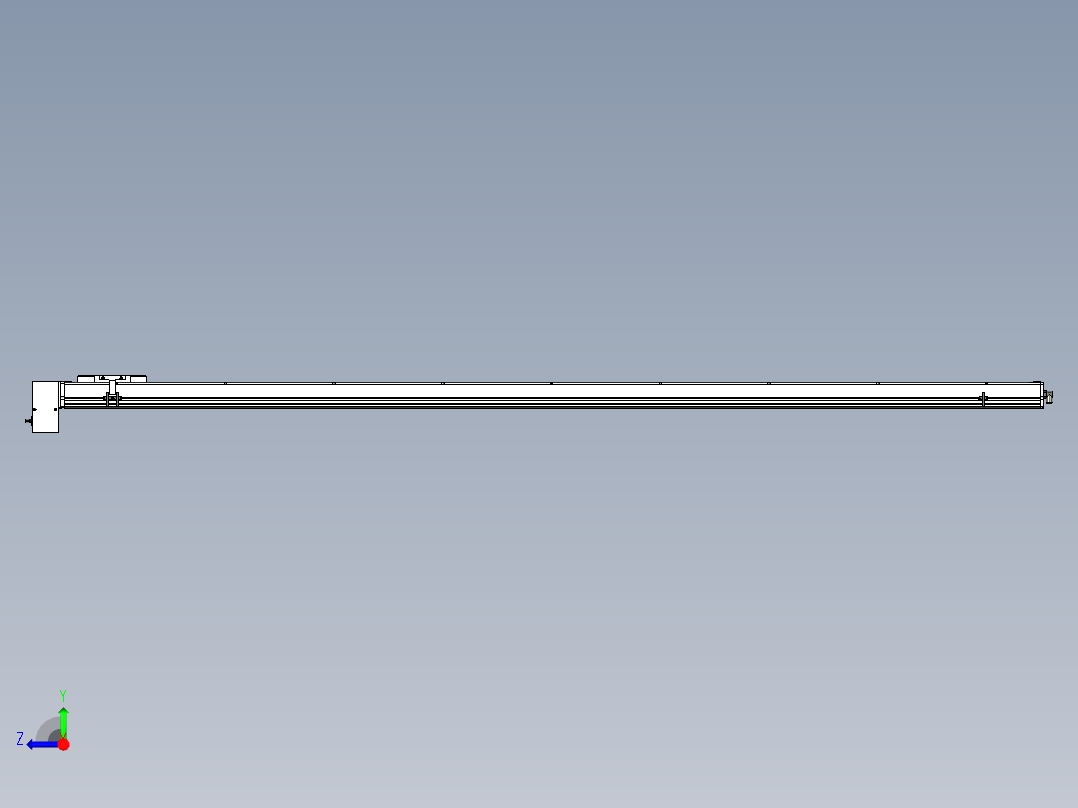Toyo东佑达直线模组-ECB14-2400-RD右视图
