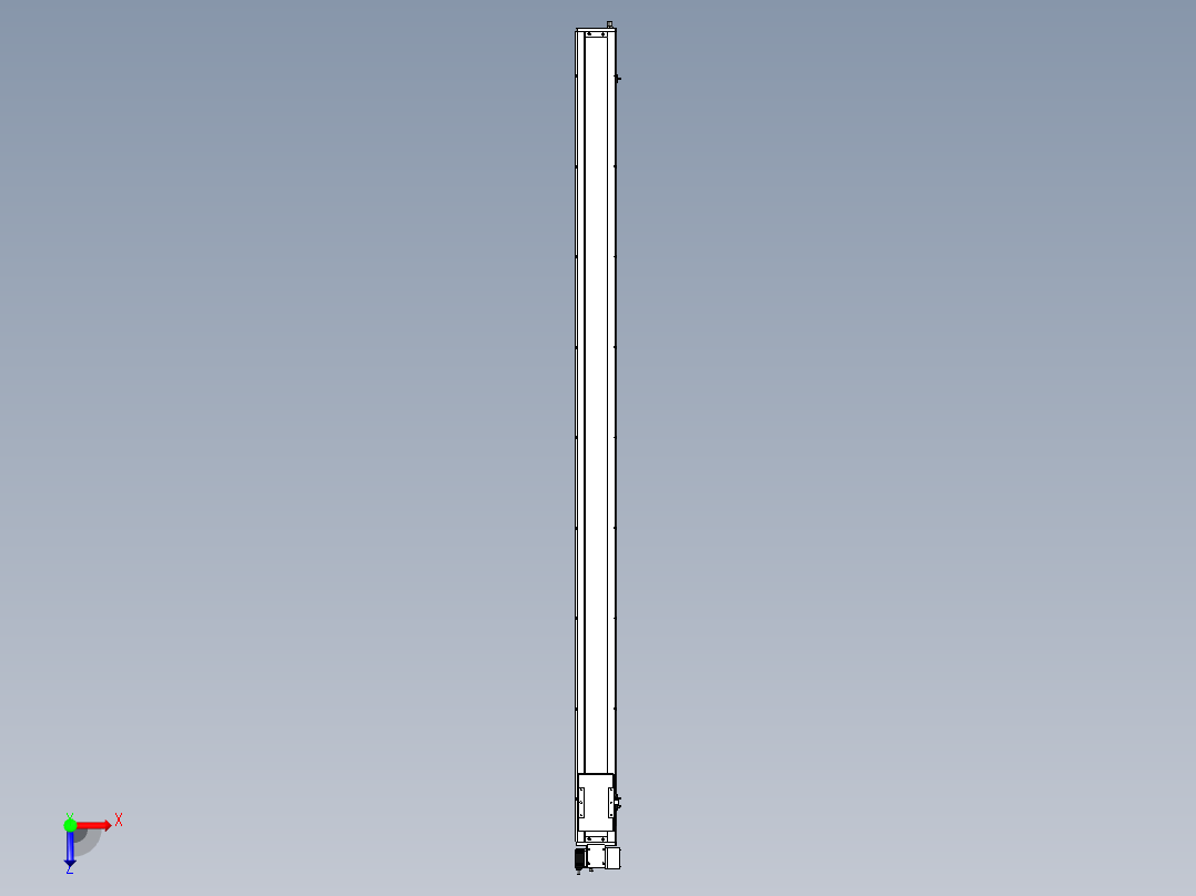 Toyo东佑达直线模组-ECB14-2400-RD俯视图
