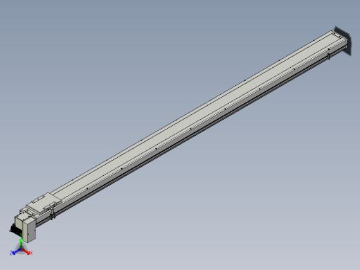 Toyo东佑达直线模组-ECB14-2400-RD正等轴测缩略图