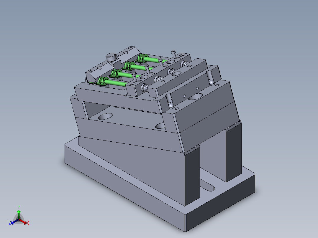 A55-PINOCCH10 第2道焊接治具正等轴测图