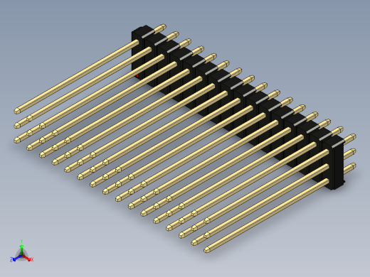 彩色公头100mil（2.54mm）系列-DS1021_black_3x16p_100mil_Type43_rev1.0